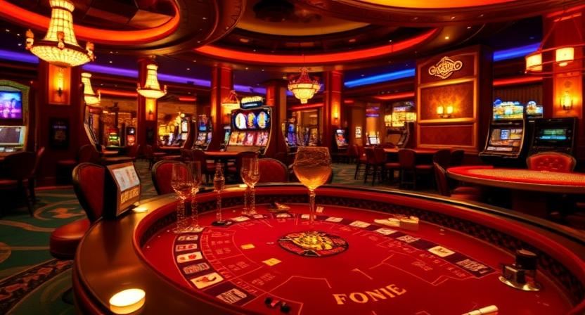 Immersive lounge-style interface of 8522BET casino